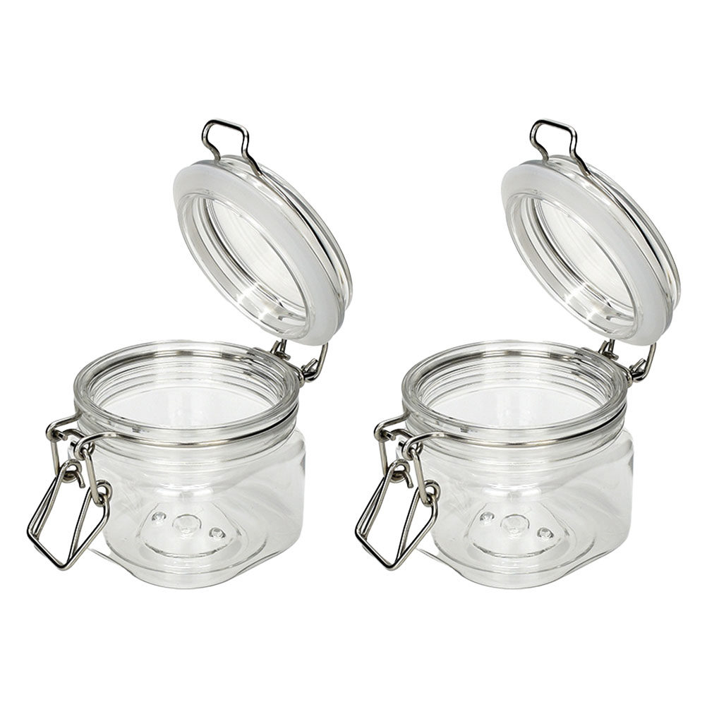 Food Storage And Container - 2Pcs Sealed Storage Jars Transparent Honey