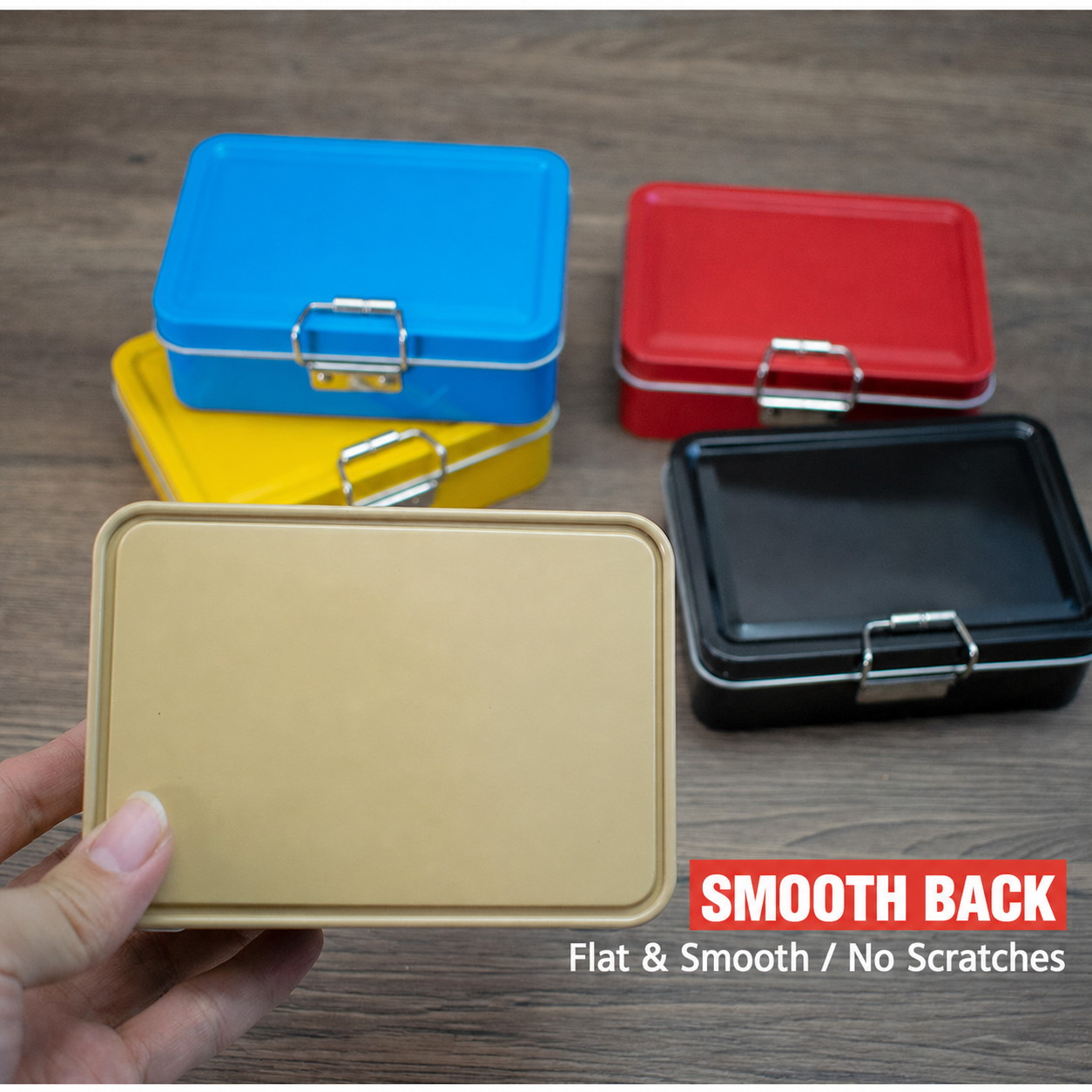 Food Storage In Room - Tin Box For Candy Compact Rectangular