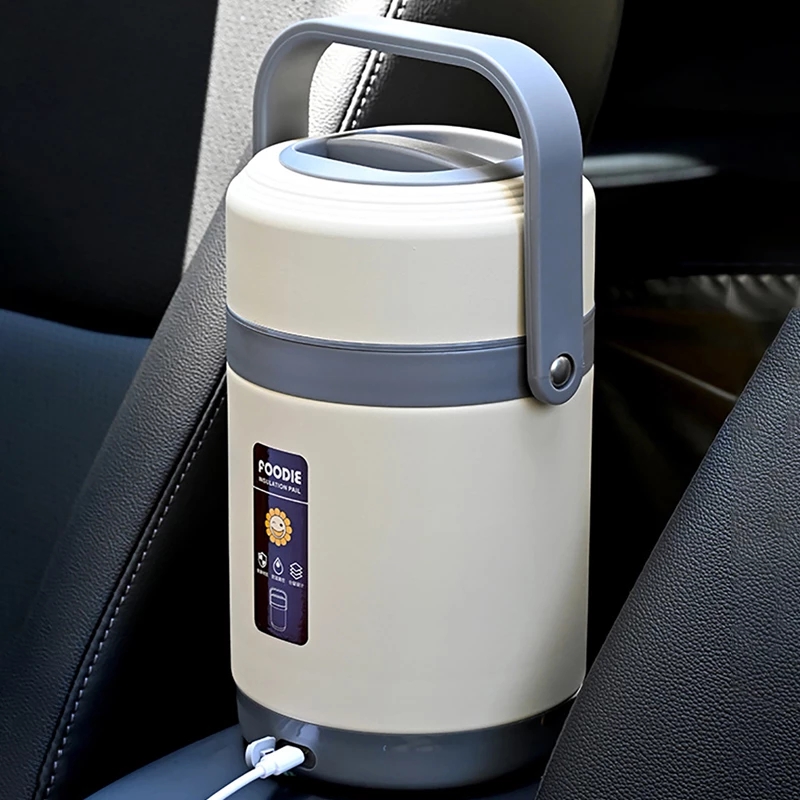 USB Electric Heated Lunch Boxe - Food Storage Hot reseña y precio
