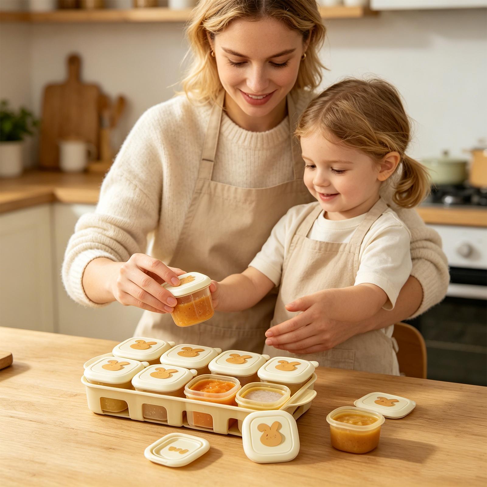 Cube Food Freezer Tray Kids Yo - Food Storage Yogurt reseña y precio