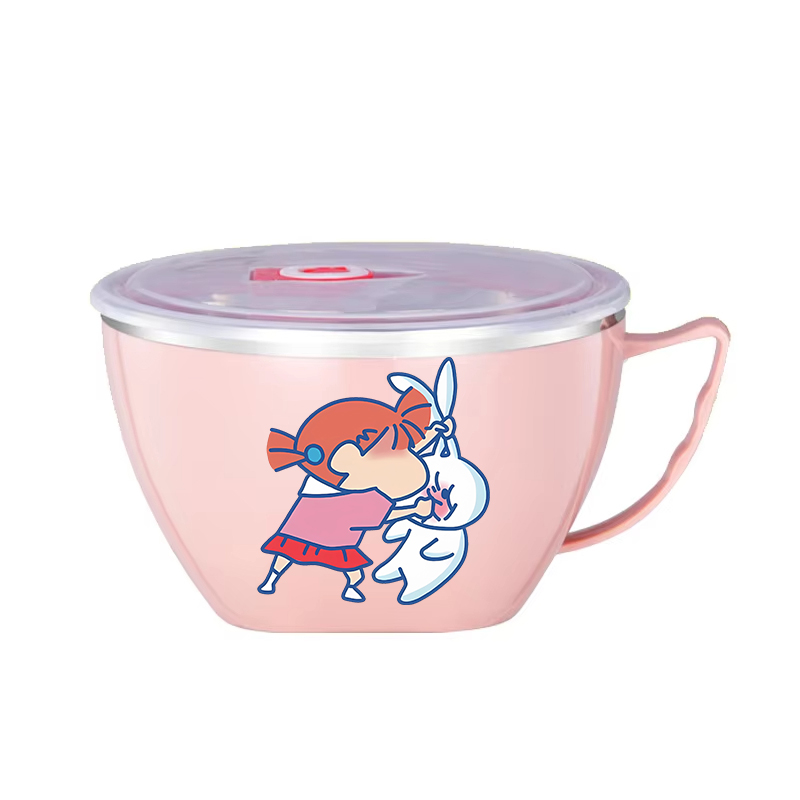 Crayon Shin-chan Noodle Bowl L - Food Storage In Room reseña y precio