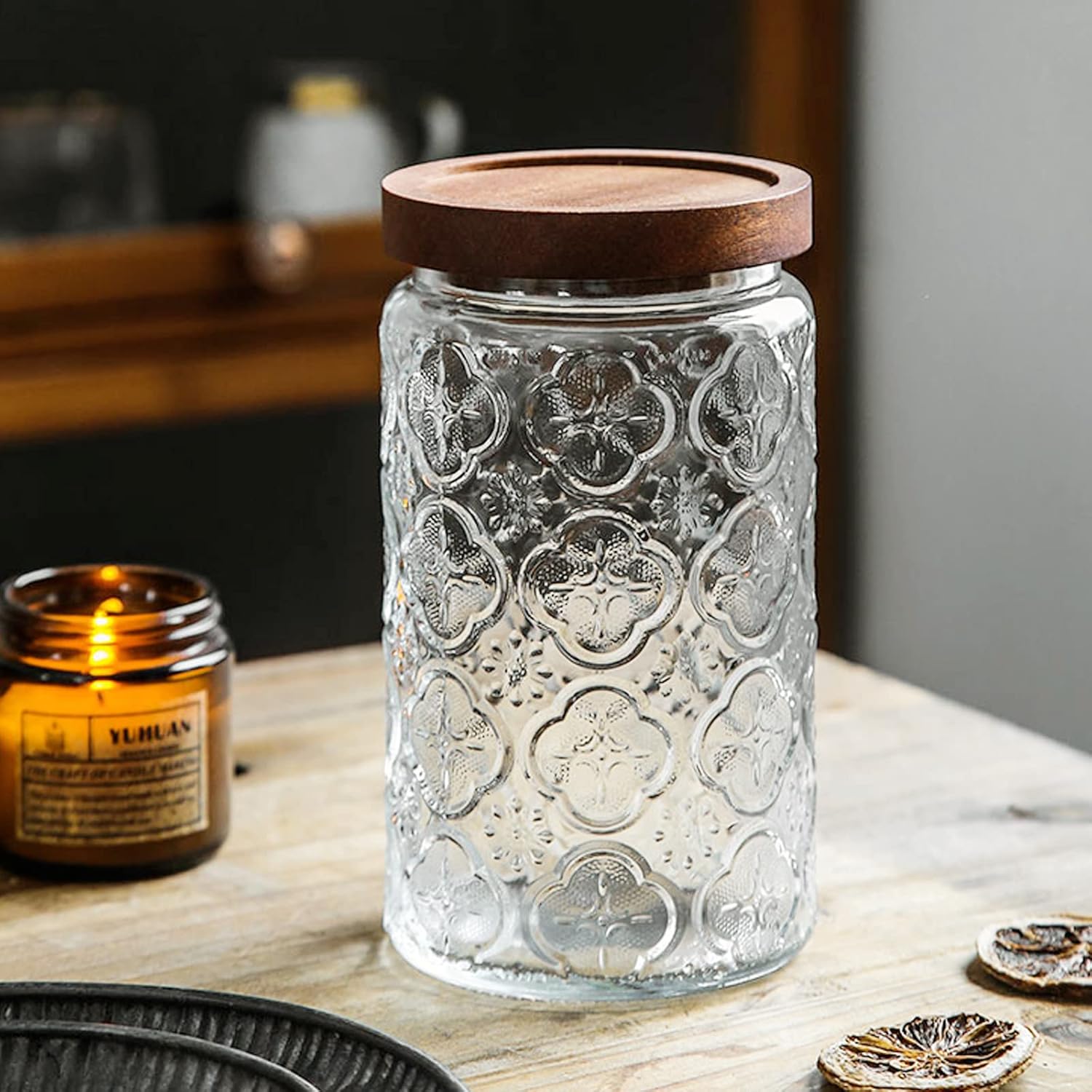 35oz/1000ml Glass Storage Jars - Food Storage And Container reseña y precio