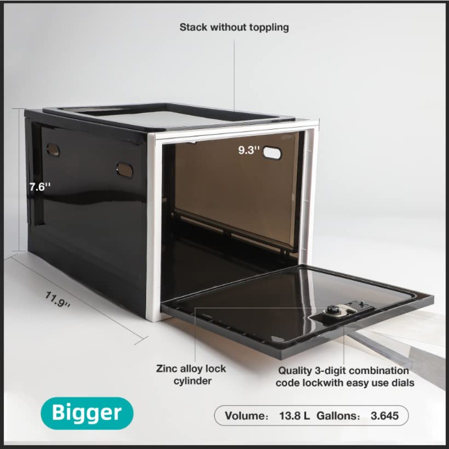 2 Pack Medicine Box with Combi - Food Storage Locker reseña y precio