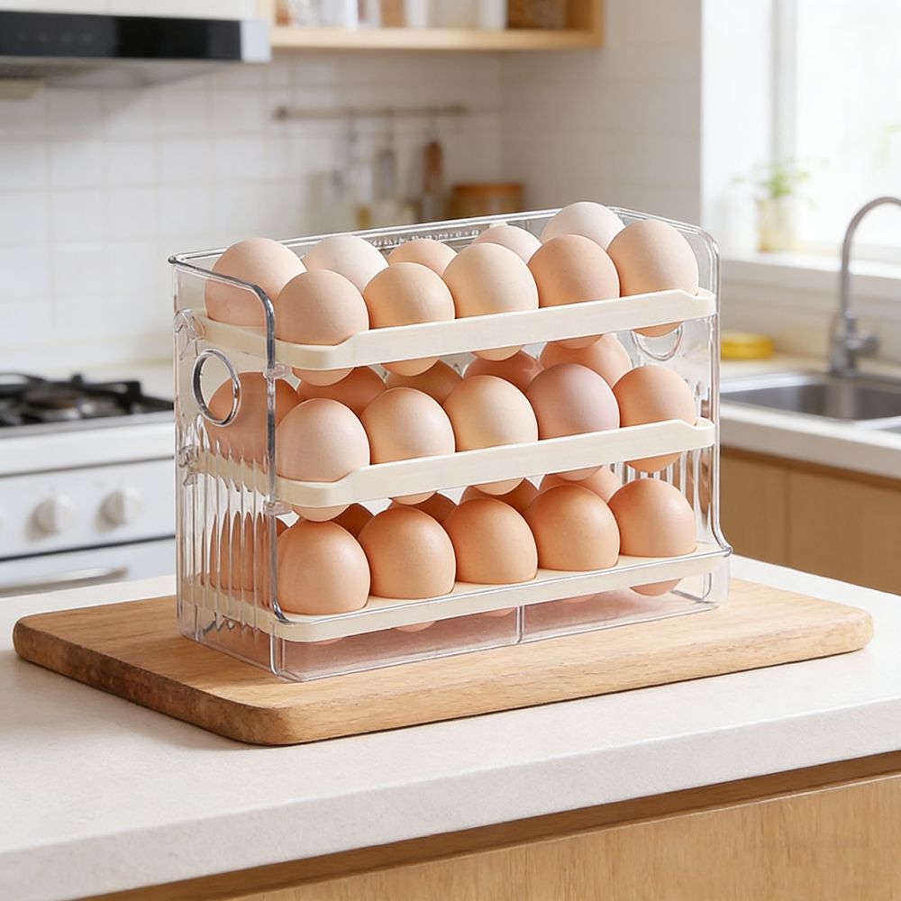 Practical Plastic Egg Storage  - Food Storage Practices reseña y precio