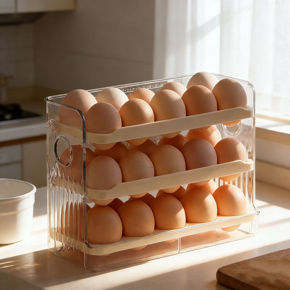 Practical Plastic Egg Storage  - Food Storage Practices reseña y precio
