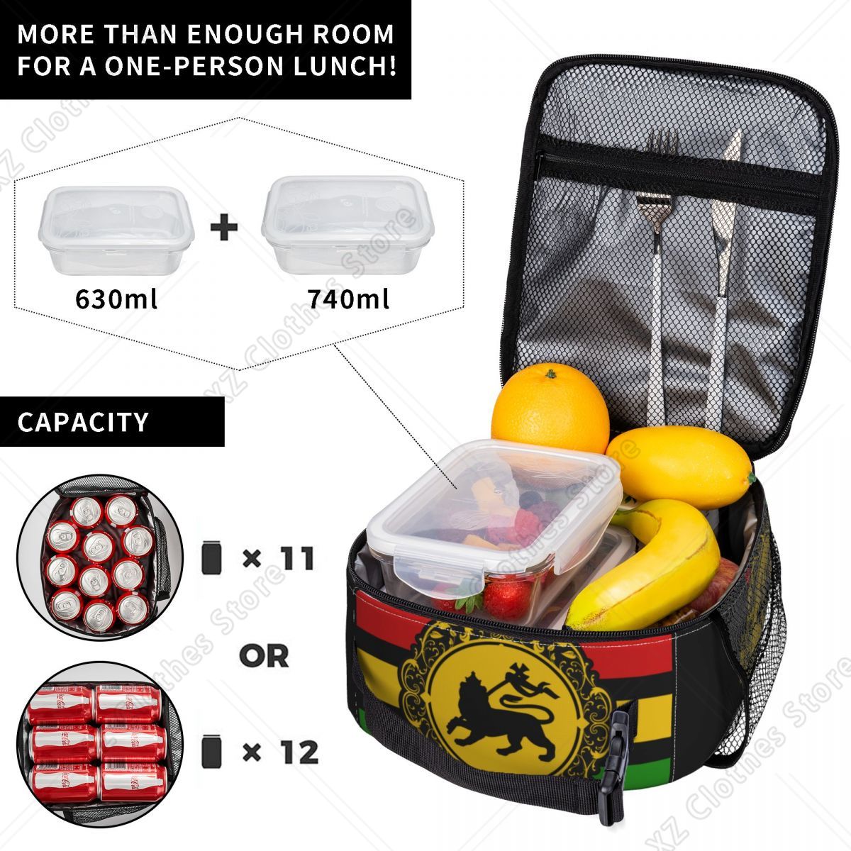 Rasta Lion Reggae Music Roots  - Food Storage Roots reseña y precio