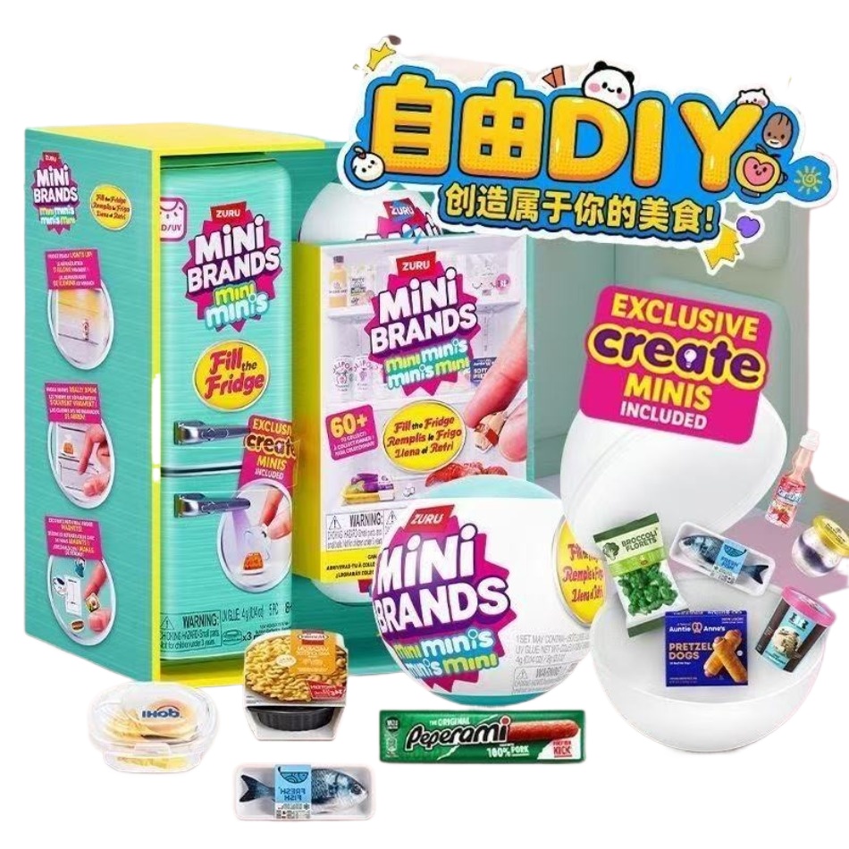 Mini refrigerator set toy play - Food Storage Hot reseña y precio