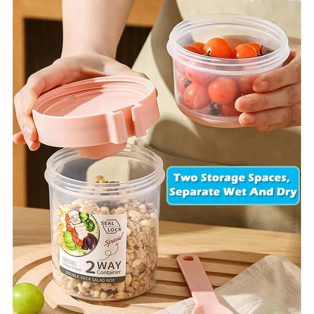 Portable Salad Cup Breakfast C - Food Storage Yogurt reseña y precio