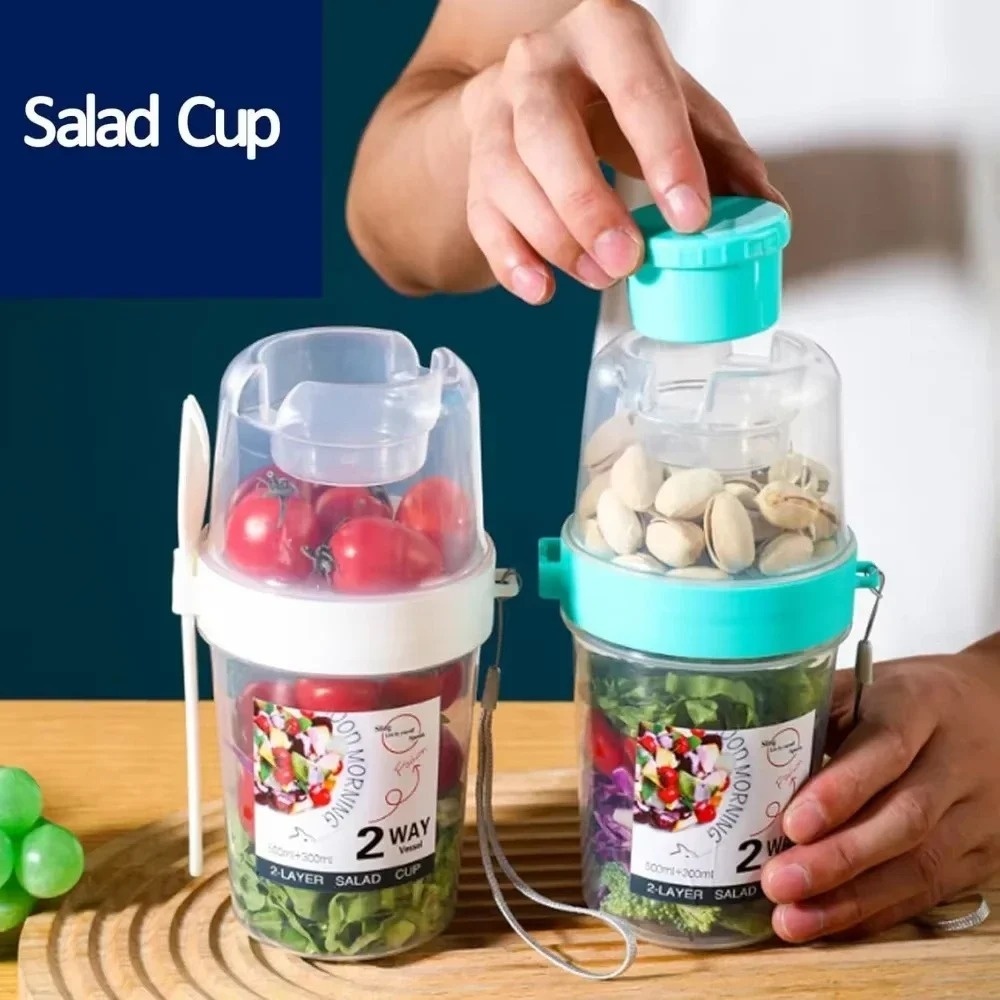 Portable Salad Cup Breakfast C - Food Storage Yogurt reseña y precio