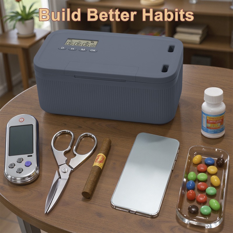 Lock Box with Timer Phone Lock - Food Storage Locker reseña y precio