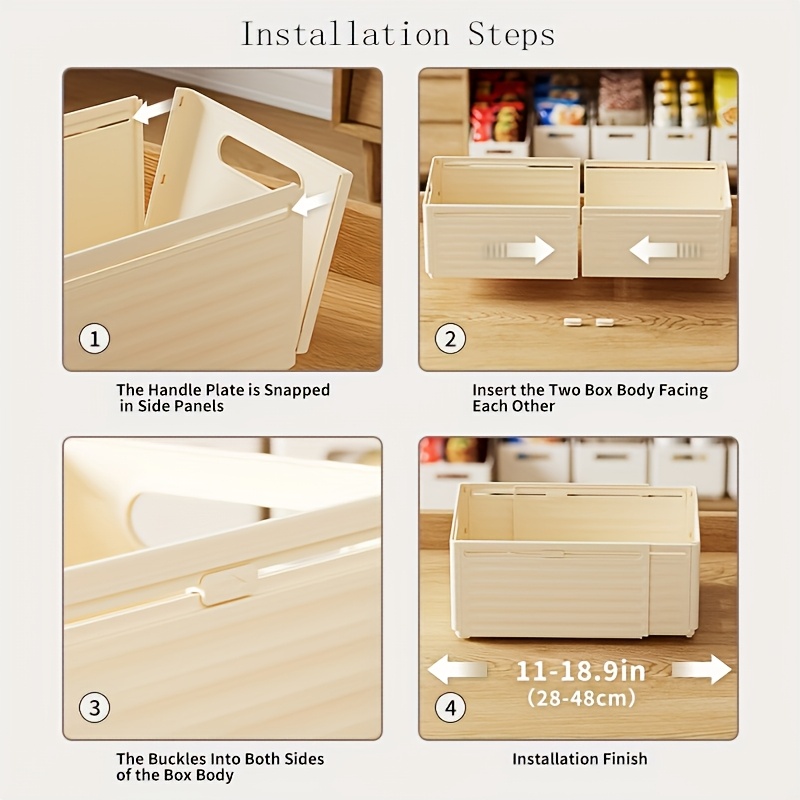 Cream-colored Retractable Stor - Food Storage In Room reseña y precio
