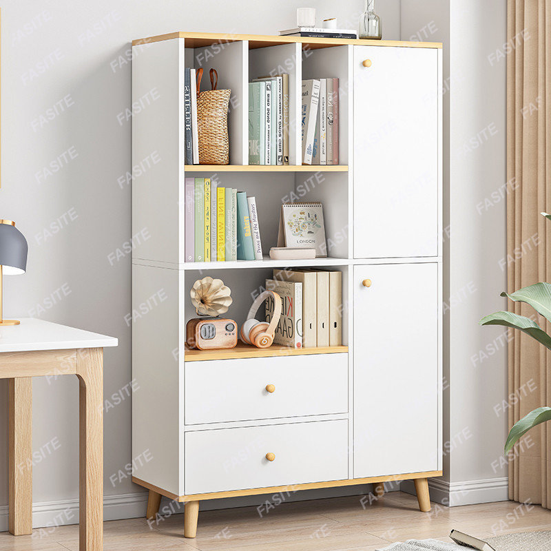 White bookshelf shelf floor to - Food Storage Locker reseña y precio
