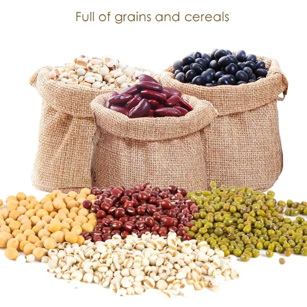 Natural Burlap Sack Jute Potat - Food Storage Roots reseña y precio