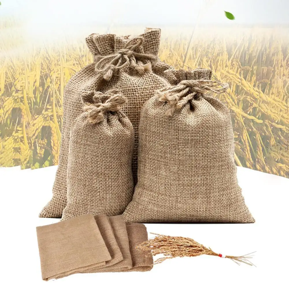 Natural Burlap Sack Jute Potat - Food Storage Roots reseña y precio