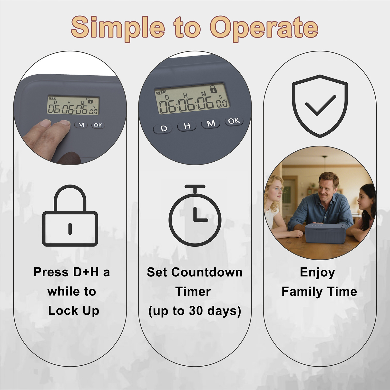 Lock Box with Timer Phone Lock - Food Storage Locker reseña y precio