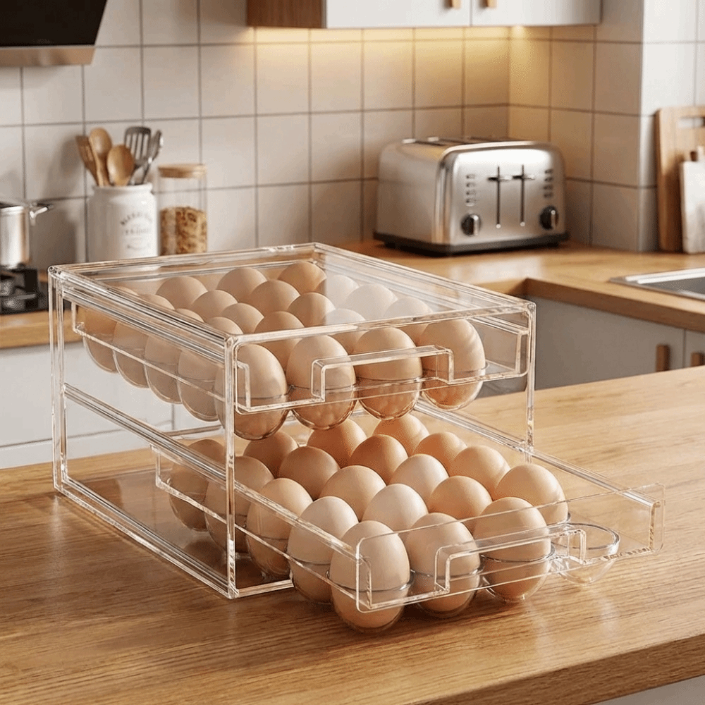 Practical Plastic Egg Storage  - Food Storage Practices reseña y precio