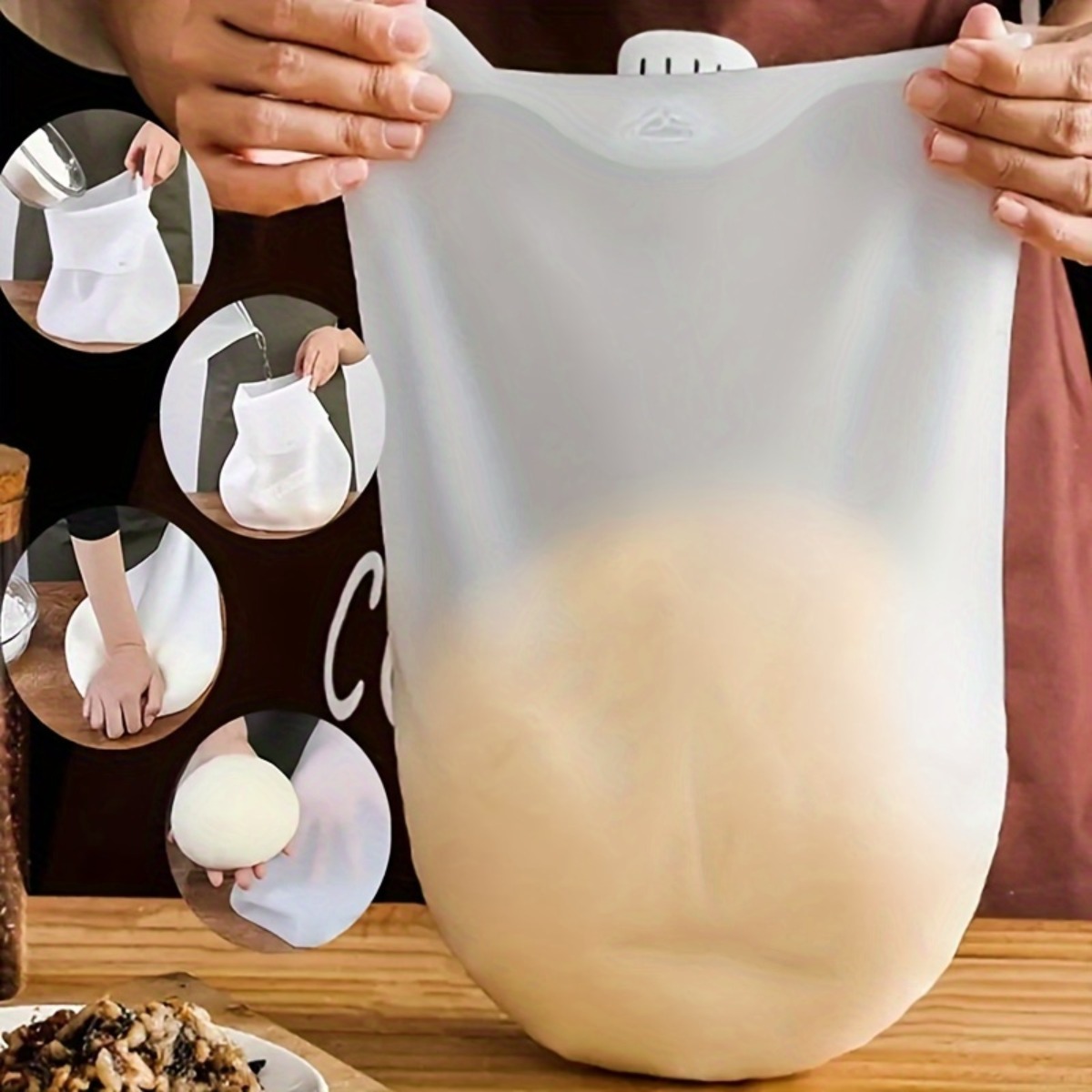 1Pc Reusable Silicone Dough Mi - Food Storage Practices reseña y precio