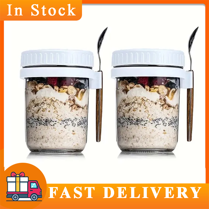 Overnight Oats Container with  - Food Storage Yogurt reseña y precio