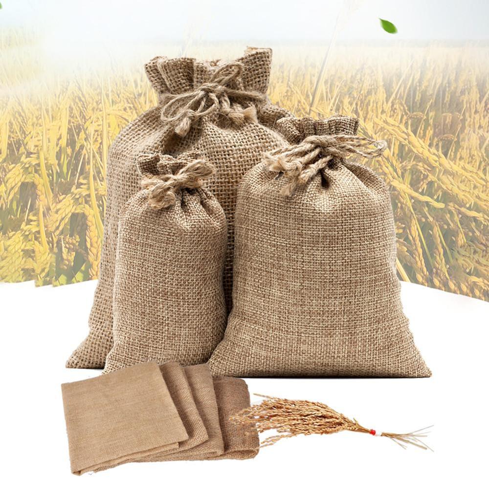 Burlap Potato Sacks Jute Potat - Food Storage Roots reseña y precio
