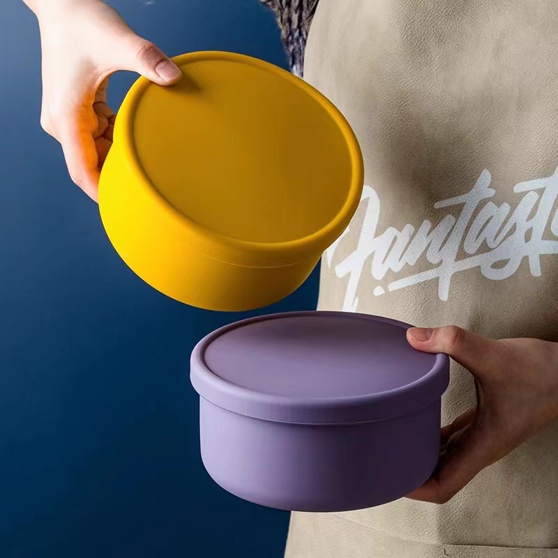 1pcs silicone round rice bowl  - Food Storage Hot reseña y precio