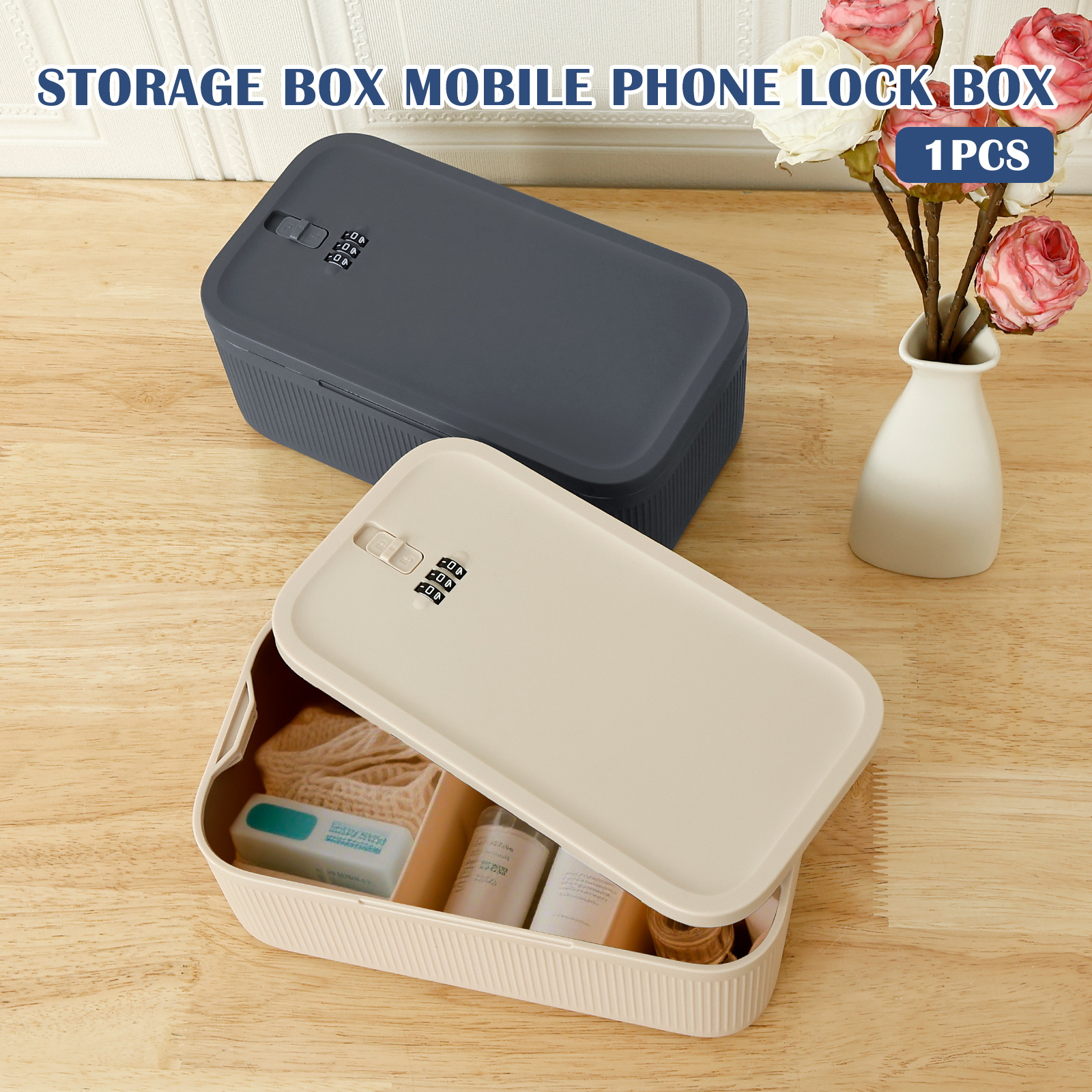 Storage Box with Locker Plasti - Food Storage Locker reseña y precio