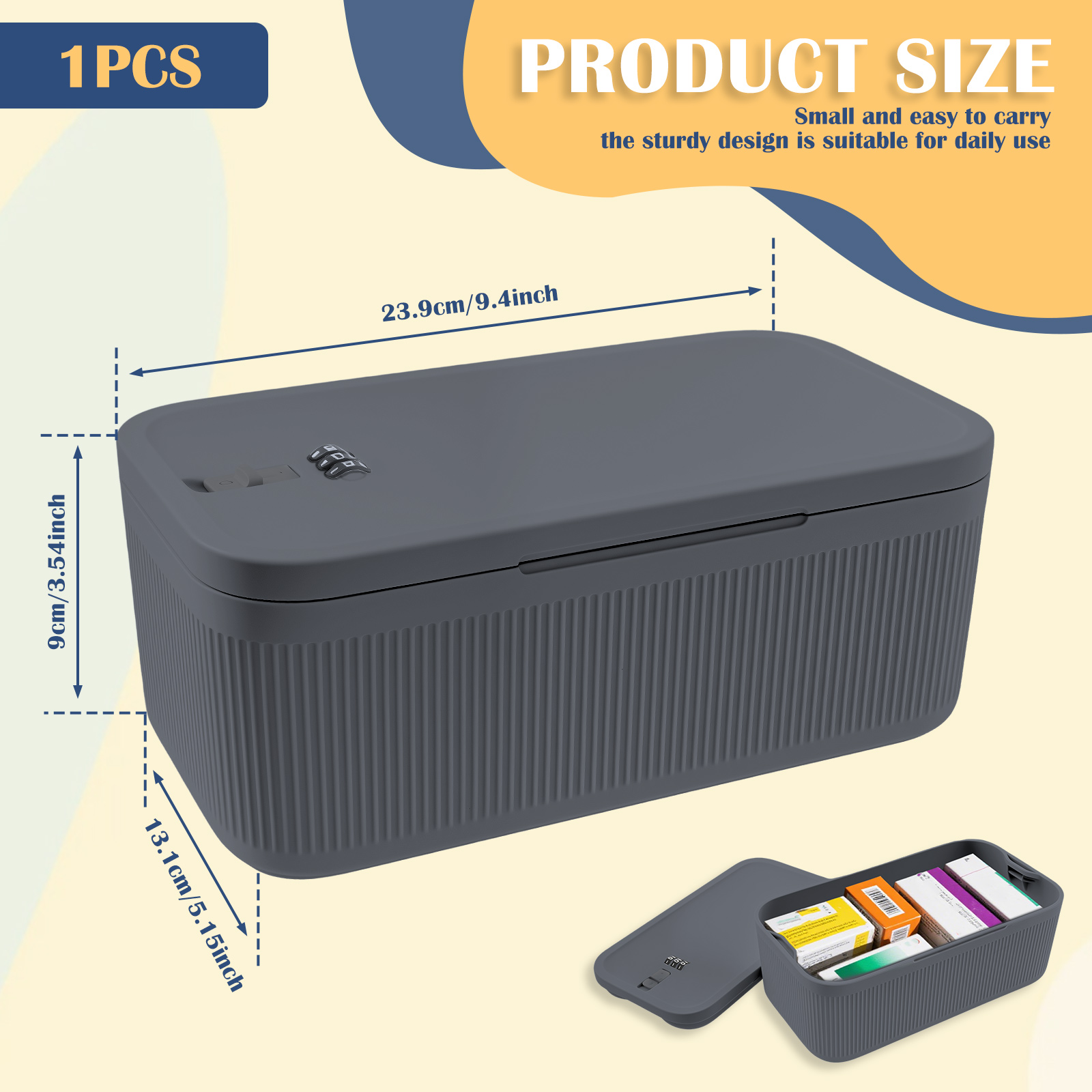 Storage Box with Locker Plasti - Food Storage Locker reseña y precio