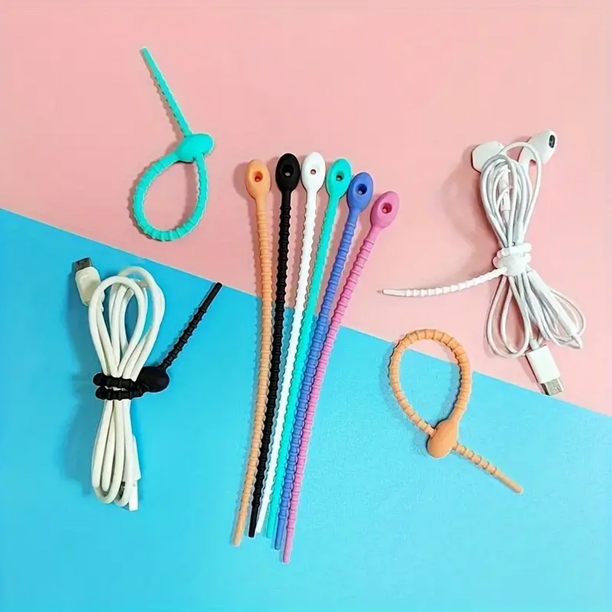 Silicone Reusable Cable Wire O - Food Storage Hot reseña y precio