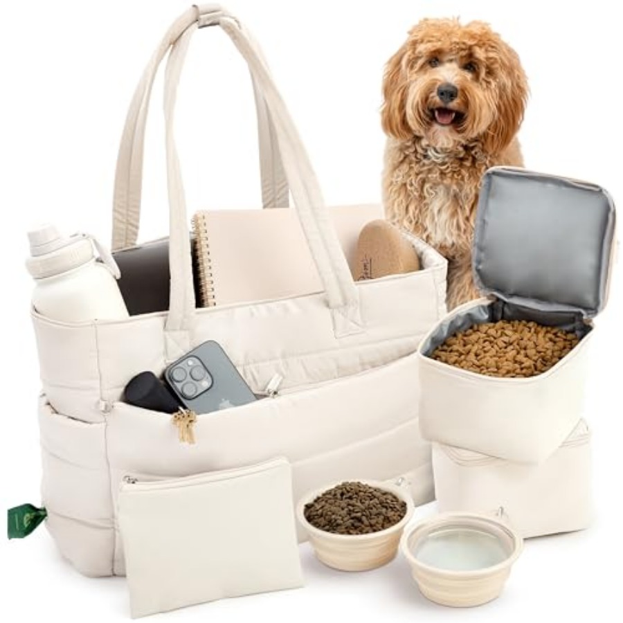 Puffer Dog Travel Bag for Dog  - Food Storage Moms reseña y precio