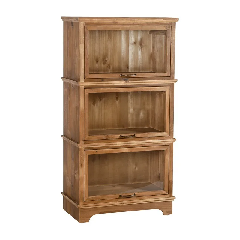 Solid wood double-layer and th - Food Storage Locker reseña y precio