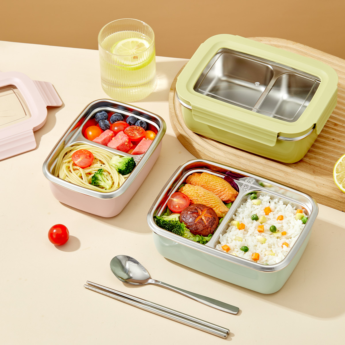 Microwave 304 Stainless Steel  - Food Storage Hot reseña y precio