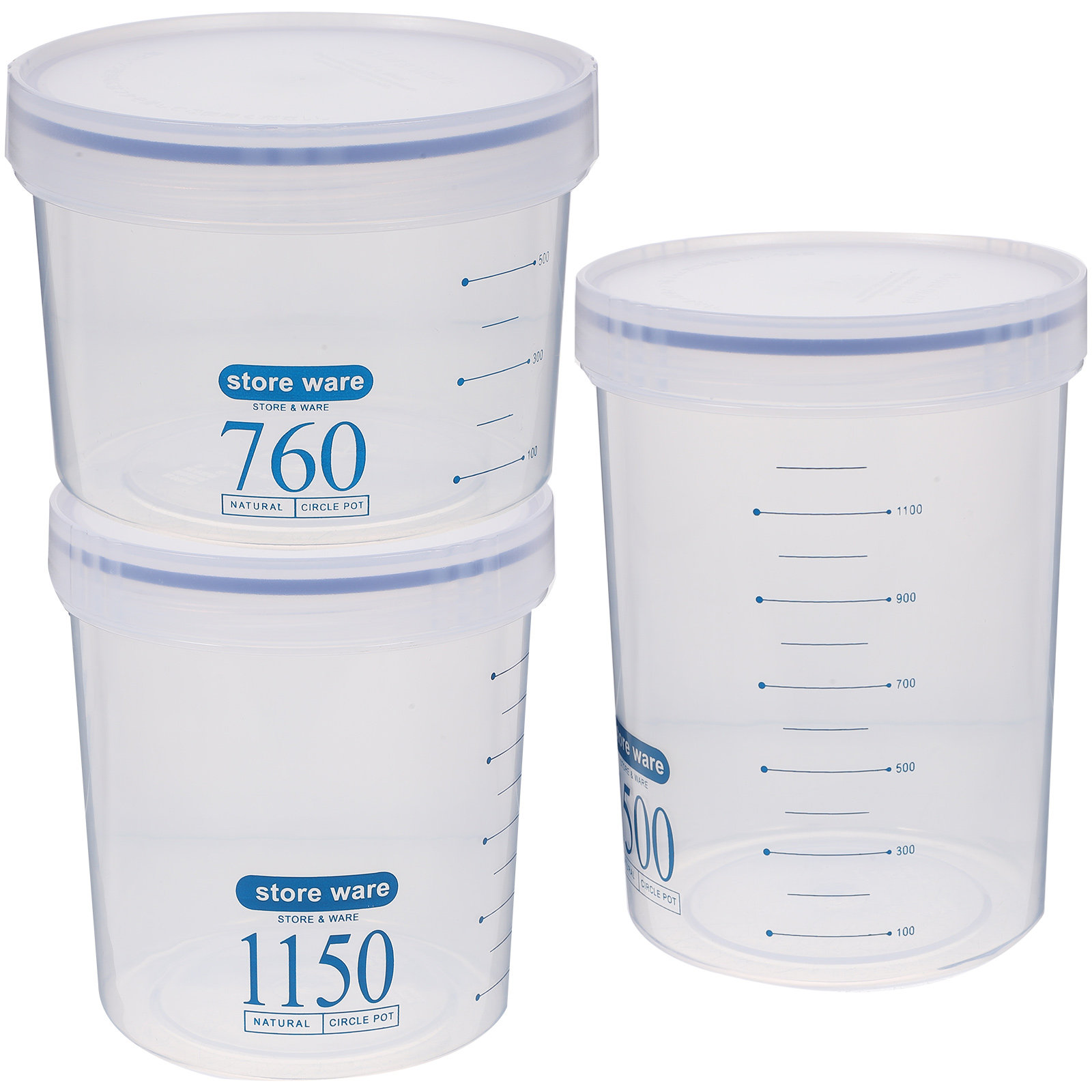 3Pcs Airtight Food Storage Jar - Food Storage Jars & Containers reseña y precio