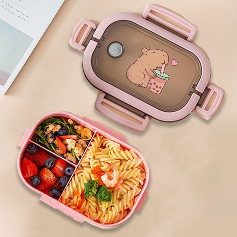 Capybara Bento Lunch Box Anime - Food Storage And Container reseña y precio