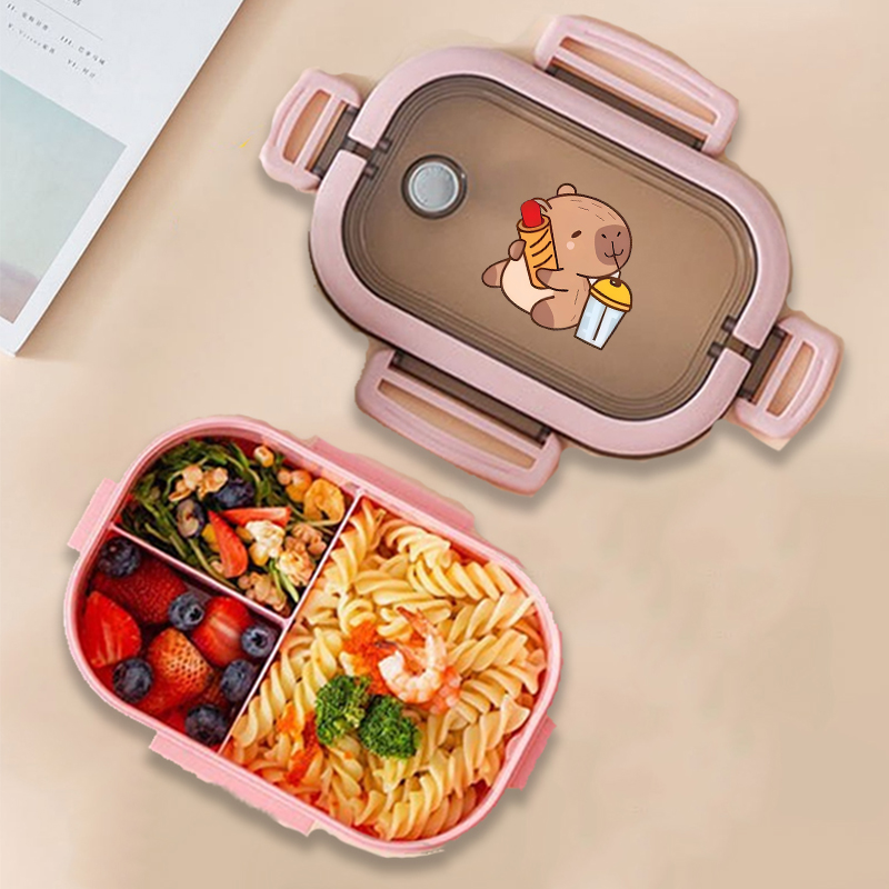Capybara Bento Lunch Box Anime - Food Storage And Container reseña y precio