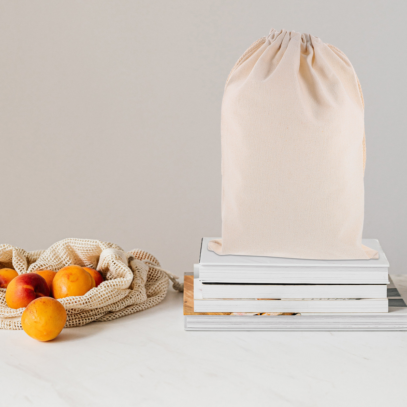 2Pcs Heavy Duty Canvas Produce - Food Storage Roots reseña y precio