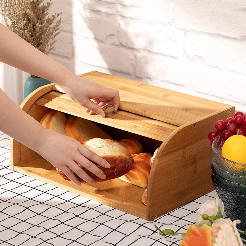 Double Door Dustproof Bamboo B - Food Storage Locker reseña y precio