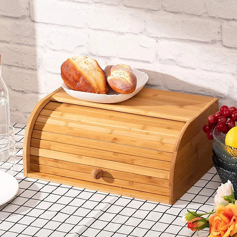 Double Door Dustproof Bamboo B - Food Storage Locker reseña y precio