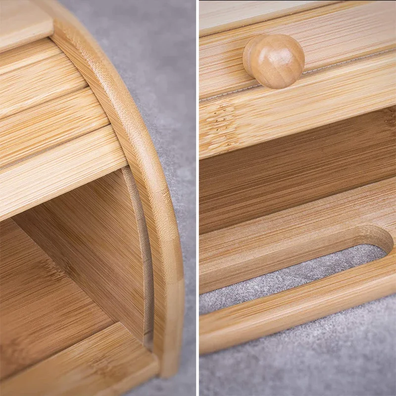 Double Door Dustproof Bamboo B - Food Storage Locker reseña y precio