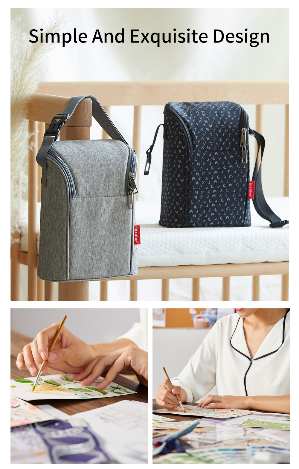 INSULAR Baby Thermal Bag Breas - Food Storage Moms reseña y precio