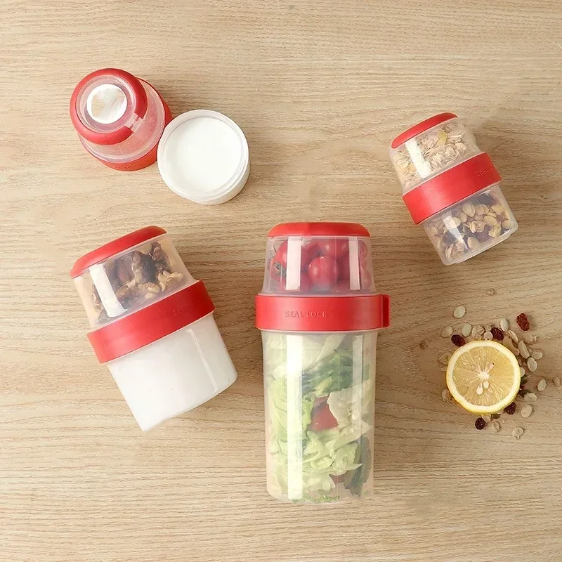 Double-layer Sealed Compartmen - Food Storage Yogurt reseña y precio