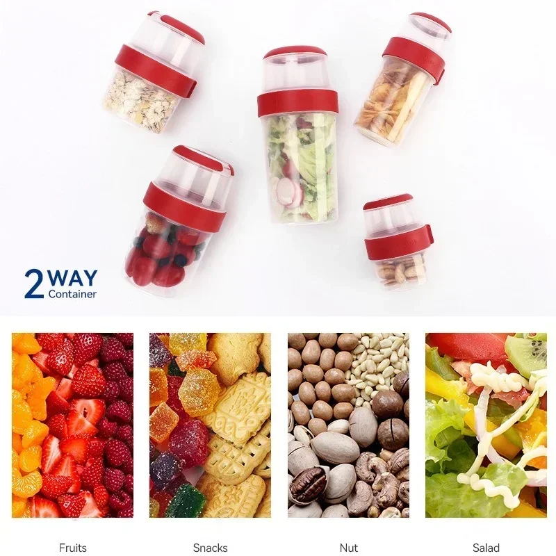 Double-layer Sealed Compartmen - Food Storage Yogurt reseña y precio
