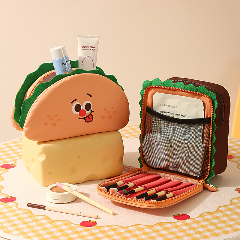 Taco and Toast-Shaped Makeup B - Food Storage Practices reseña y precio