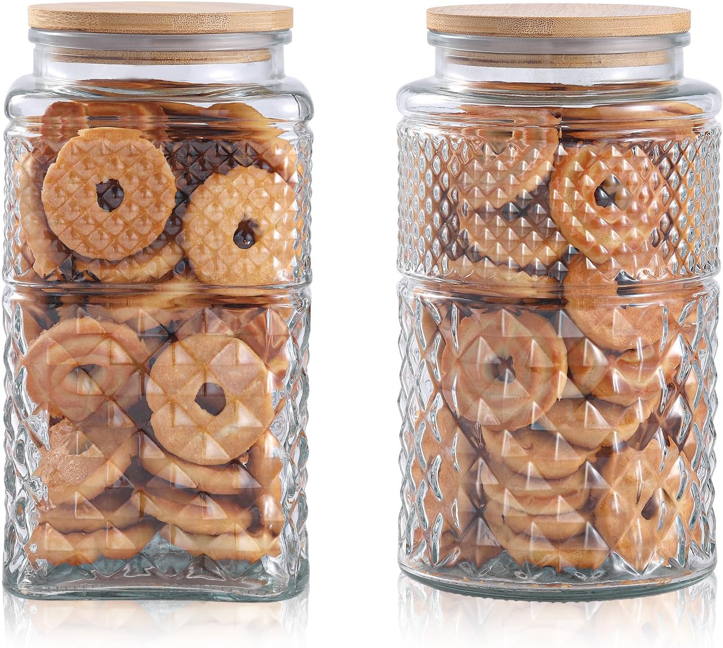 0.7Gallon/2600ml Glass Cookie  - Food Storage Jars & Containers reseña y precio