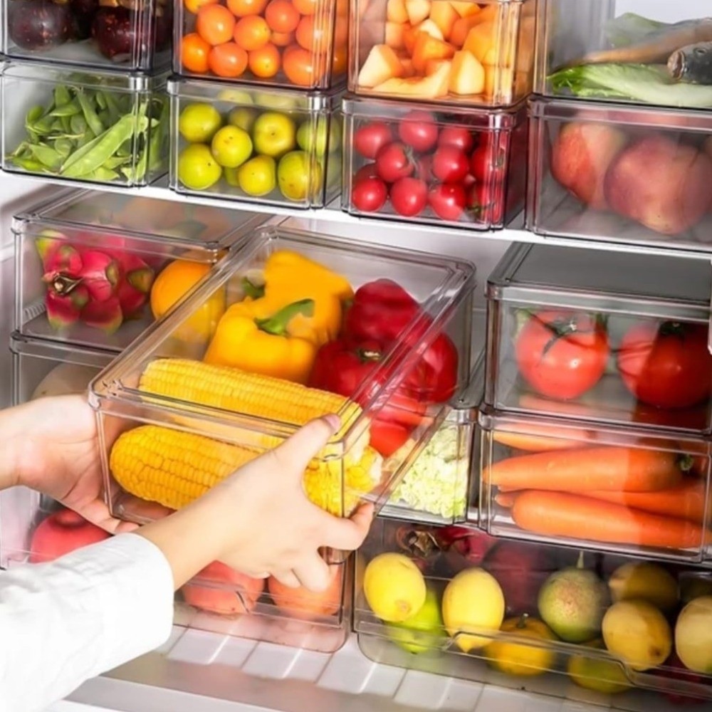 Practical Transparent Fridge O - Food Storage Practices reseña y precio