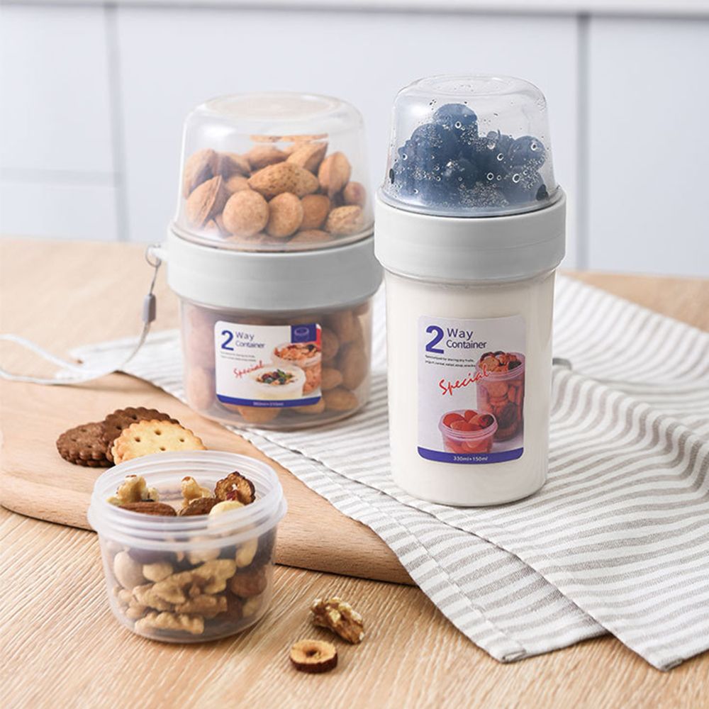 Double-layer Fresh-keeping Box - Food Storage Yogurt reseña y precio