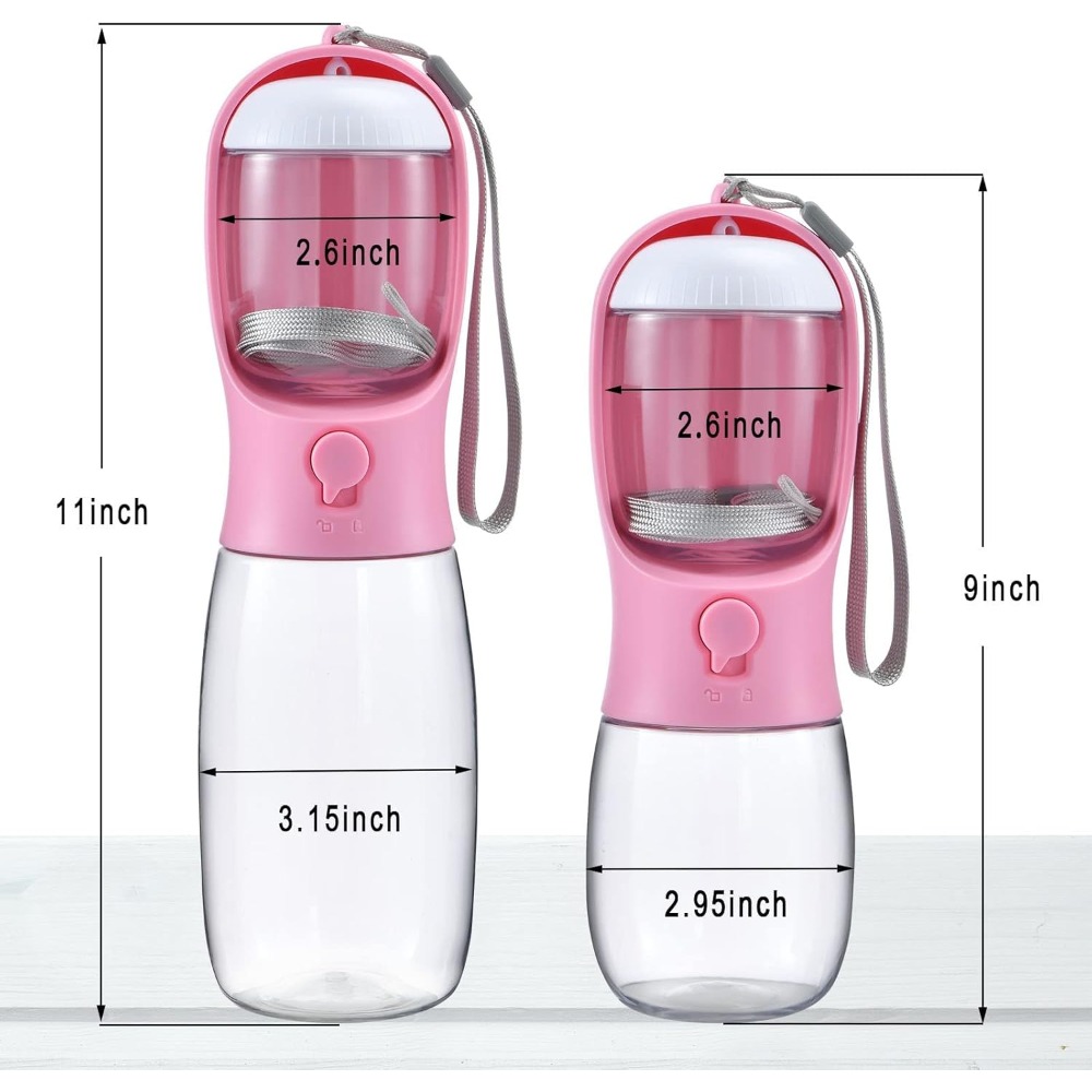 Dog Water Bottle with Food Con - Food Storage Necessities reseña y precio