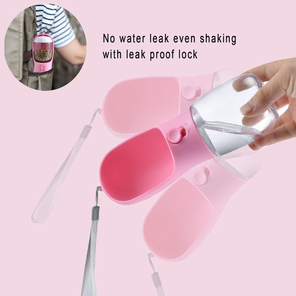 Dog Water Bottle with Food Con - Food Storage Necessities reseña y precio
