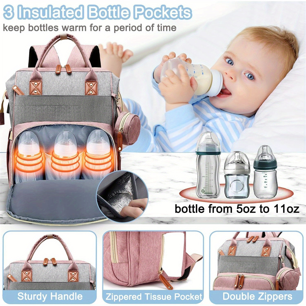 Diaper Bag Backpack Baby Bag,  - Food Storage Moms reseña y precio