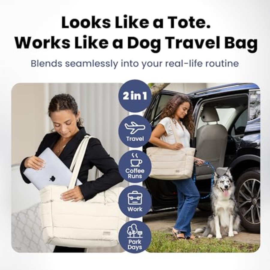 Puffer Dog Travel Bag for Dog  - Food Storage Moms reseña y precio