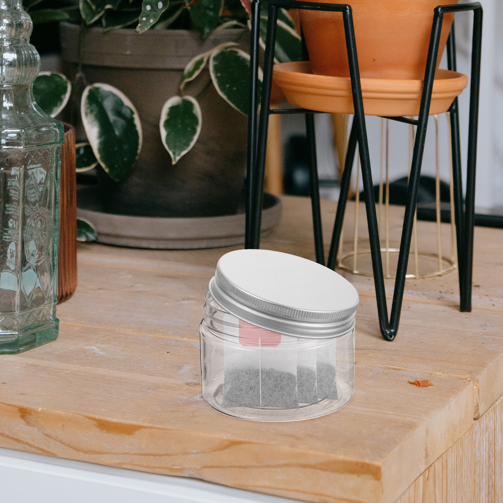 10Pcs Clear Airtight Food Jar  - Food Storage Jars & Containers reseña y precio