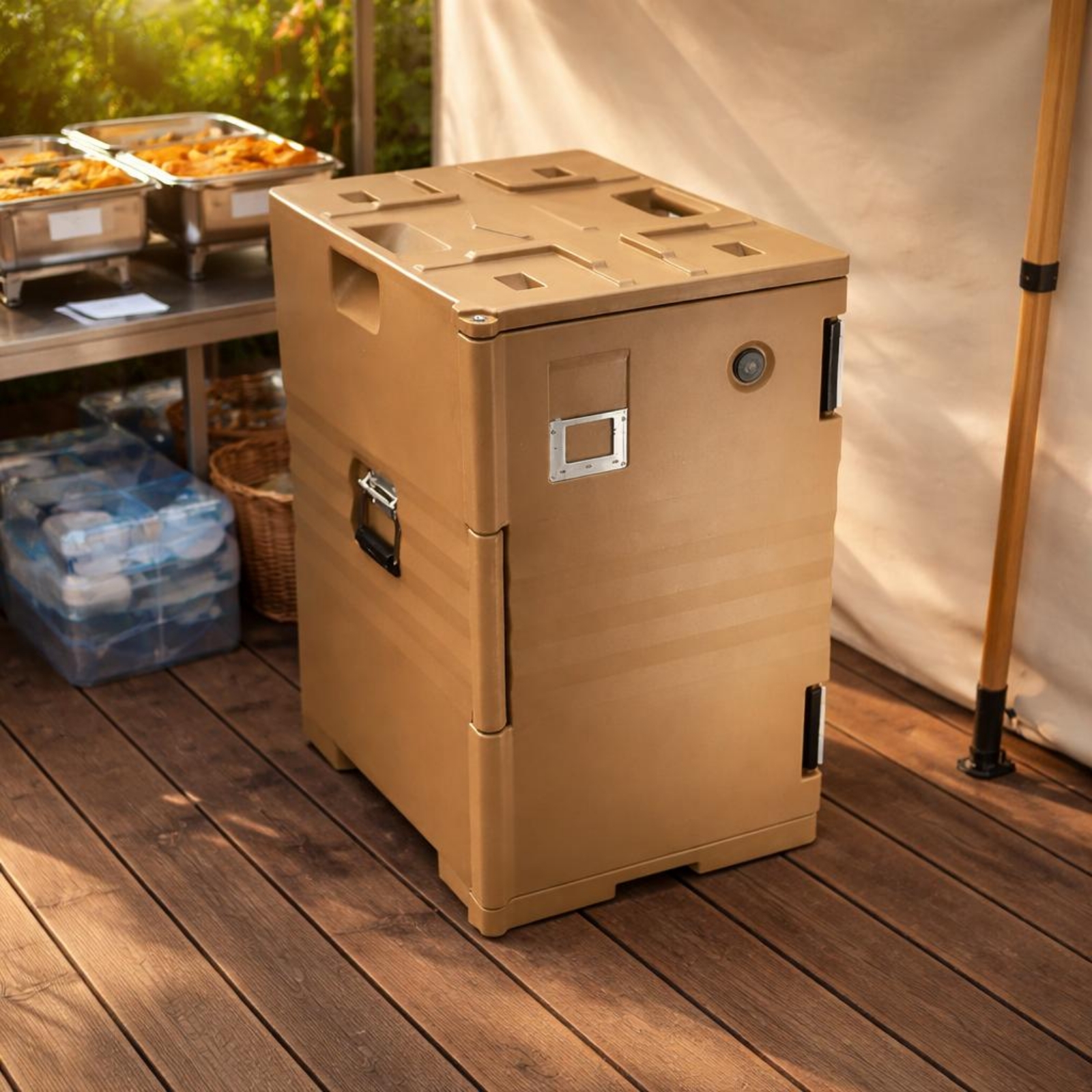 Insulated Food Box Metal Latch - Food Storage Hot reseña y precio